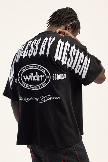Wndrr Rzn Heavy Weight Tee Black