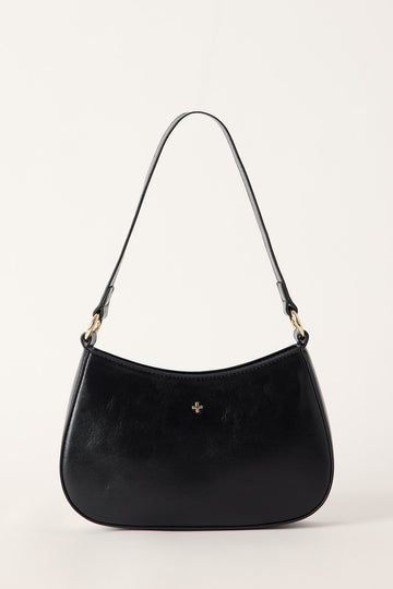 Peta + Jain Larue Small Scoop Shoulder Bag Black