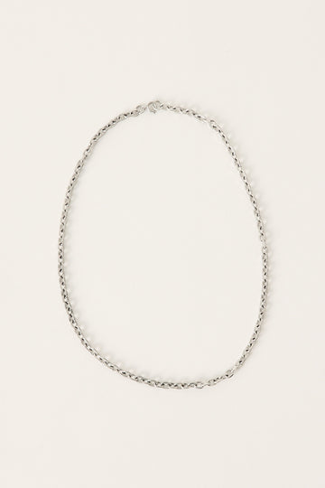 Neovision Anchor Chain Necklace Antique Silver