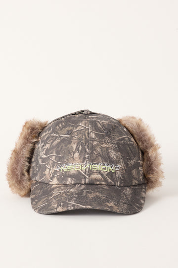 Neovision Barricade Fur Trapper Cap Camo
