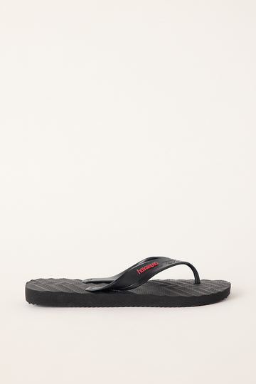 Havaianas Unisex Track Waves Thong Black