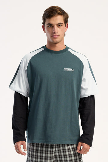 Rusty Dodger Tee Deep Teal Deep Teal