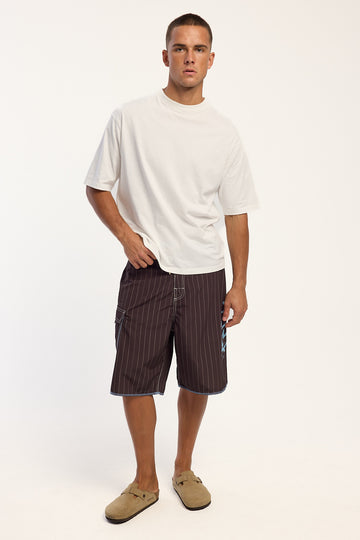 Rusty Scribbla Fixed Waist Boardshort Java