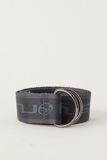 Rusty DOUBLE D D RING WEBBING BELT Black