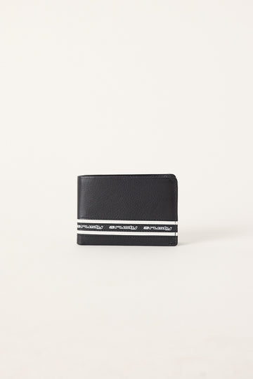 Rusty STASH LEATHER WALLET Black