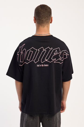 Billy Bones Club Bones Classic 2.0 Tee Vintage Black/Pink