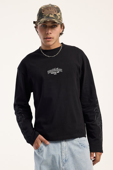 Neovision Crossfall Long Sleeve Tee Black