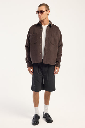 Common Need Beaumont Baggy Tailored Short Charcoal
