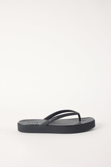 Crocs Womens Miami Platform Flip Black