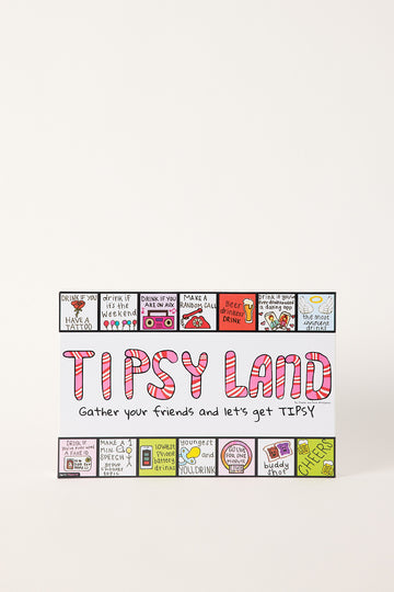 William Valentine Tipsy Land Board Game Multi