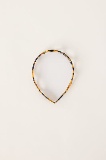 Token Twist Tort Headband Brown