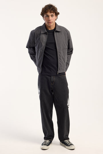 Common Need Swallows Concord Baggy Jean Storm Black