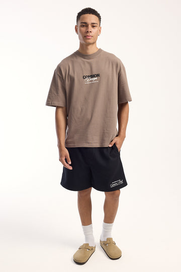 Common Need Mykonos Elastic Waist Short Black