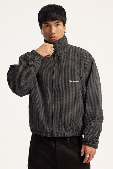 Neovision Scope Check Track Jacket Black Check