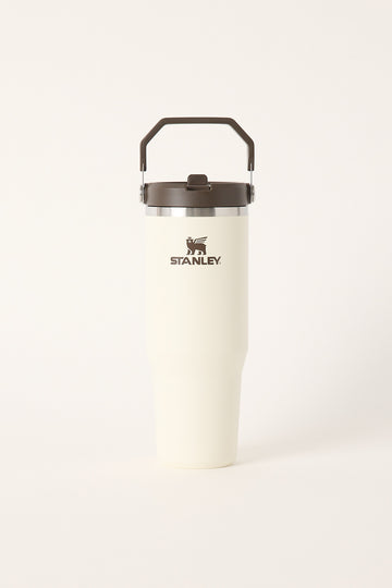 Stanley The IceFlow Flip Straw 2.0 Tumbler 30oz Cream Western