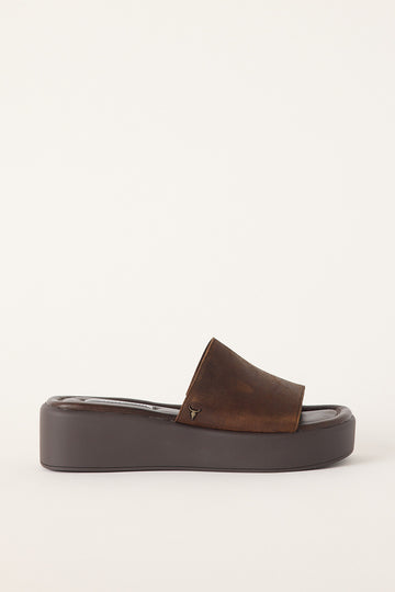 Windsor Smith Womens Shook Slide Cognac