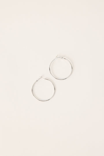 Token Saint Thin Hoops Silver