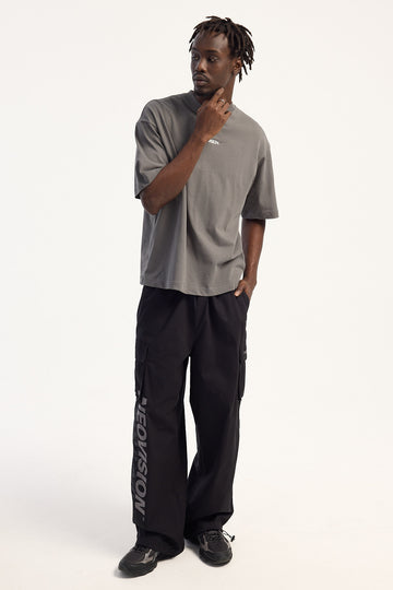 Neovision Static Fade Baggy Cargo Pants Black