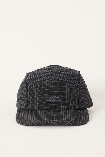 Neovision Rapid Nylon 5 Panel Cap Black Check