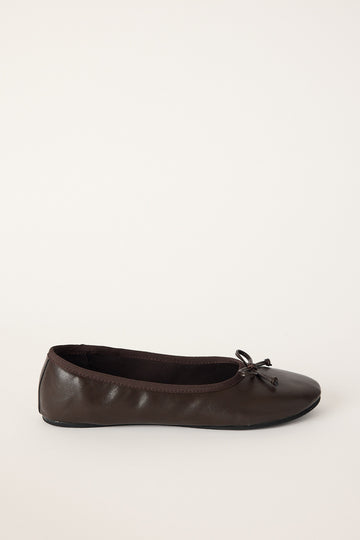 Therapy Oracle Ballet Flat Chocolate
