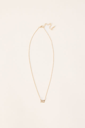 Neovision 222 Angel Number Necklace Gold
