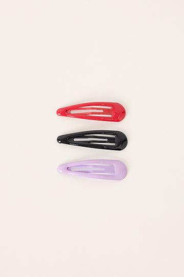 Token Hannah Hair Clip Pack Berry