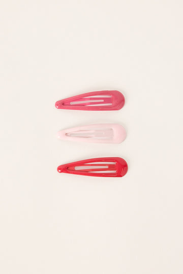 Token Hannah Hair Clip Pack Pink