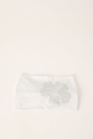 Token Y2k Diamante Headband White
