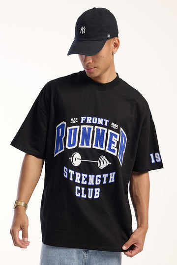 Front Runner Strength Tee Sapphire Black