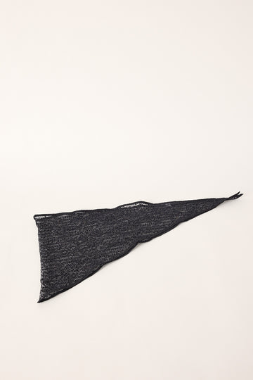 Token Shimmer Sequin Scarf Black