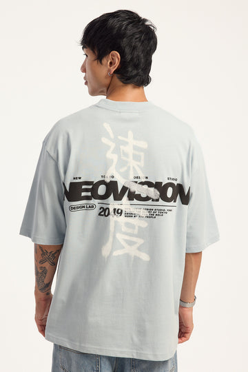 Neovision Overspray Street Super Heavy Tee Misty Blue