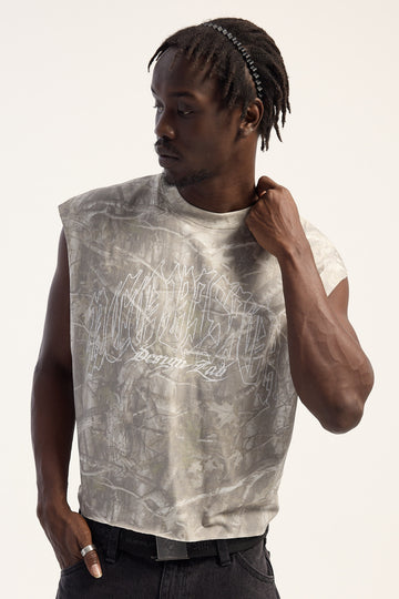 Neovision Overgrowth Cropped Muscle Tank Camo