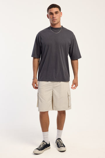 Neovision Nova Delta Elastic Waist Cargo Short Cream