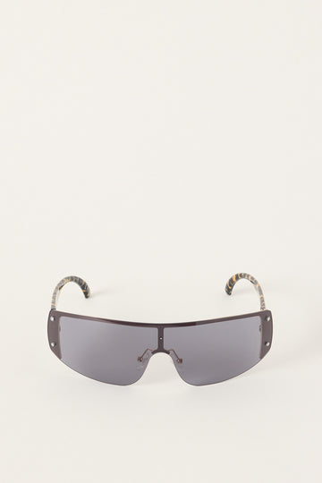 Von Dutch Von Dutch X Aire Rumour Sunglasses Gold/Leopard/Smoke Tint
