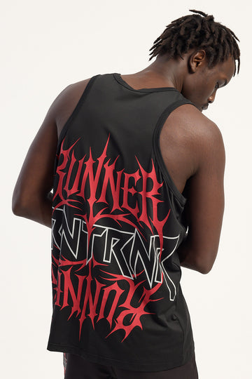 Front Runner Nightburn Singlet Black