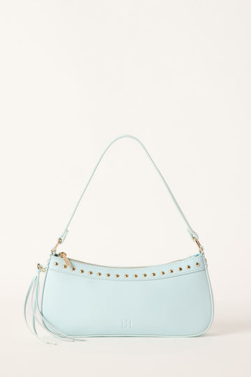 Perfect Stranger Zelie Studded Shoulder Bag Blue
