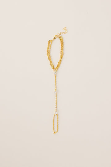 Token Zoe Diamante Hand Bracelet Gold