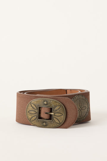 Token Western Fringe Belt Brown