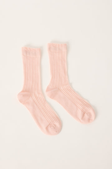 Token Femme Sock Pink & Yellow