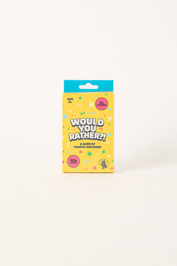 William Valentine Would You Rather? Mini Card Game Multi