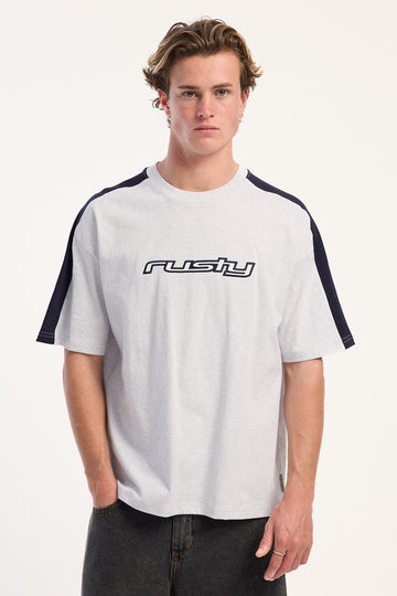 Rusty 2K Sing Cropped Tee Ecru Marle