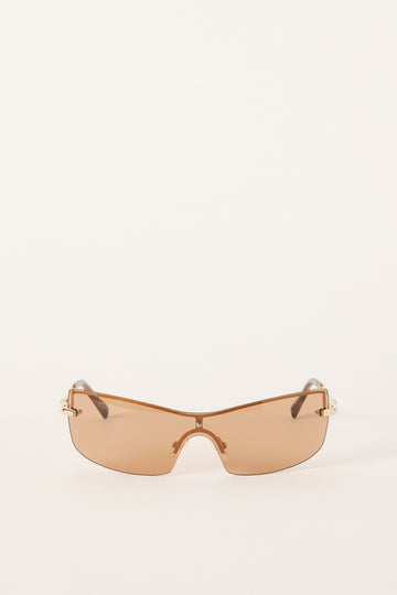 Le Specs Velvetine Gold Gold