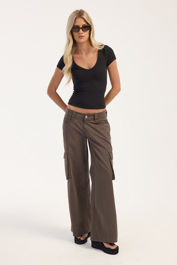 Neovision Versa Low Rise Cargo Pant Khaki Green