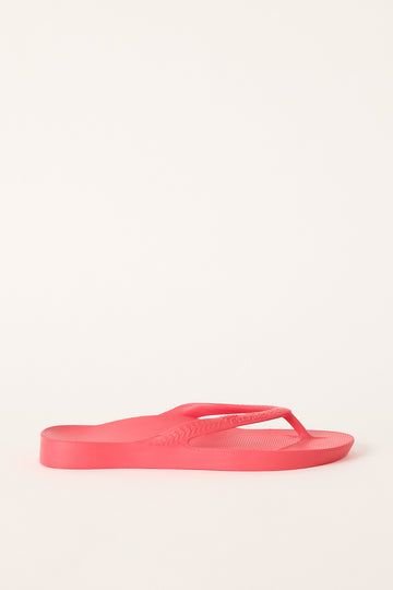 Archies Footwear Unisex Arch Support Thong Coral