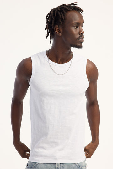 Neovision Revenant Slub Singlet Tank White