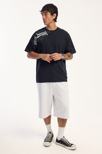 Neovision Penance Super Baggy Sweat Short Snow Marle