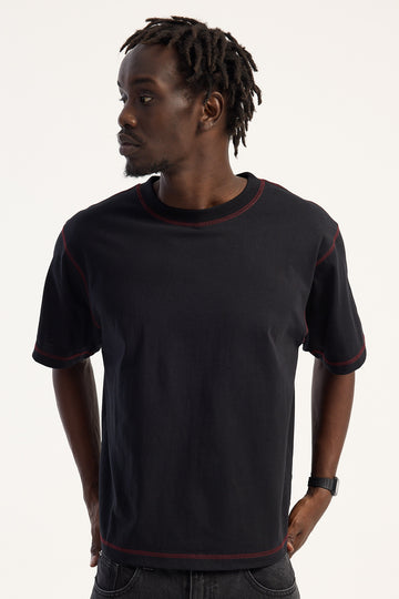 Open Archive Organic Signature Tee Black