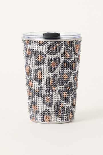 Token Bedazzled Tumbler Leopard