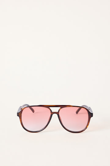 Reality Eyewear Farrah Bark Sunglasses Turtle