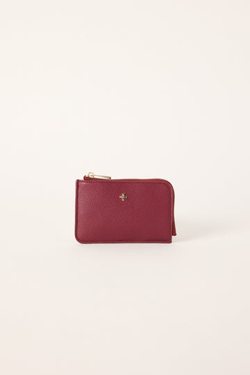 Peta + Jain Fitz Card Holder Berry Pebble